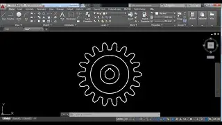AutoCAD Tutorial - How to make Gear