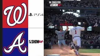 IN ENGLISH | WASHINGTON NATIONALS - ATLANTA BRAVES | MLB THE SHOW 24