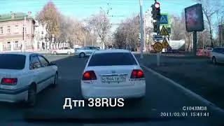 Момент ДТП.