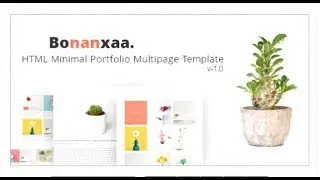 Bonanxaa - Minimal Portfolio HTML5 Responsive Template | Themeforest Templates
