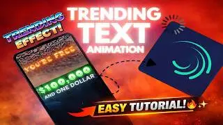 How To Make Viral Glow Text Animation  (Step By Step Tutorial)