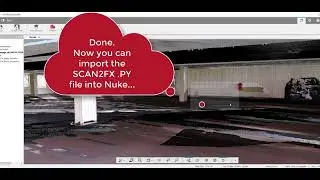 SCAN2FX TUTORIAL: Export 3D aligned photos, projections and camera nodes to Nuke
