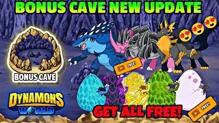 Bonus Cave New Update 1.9.18 In Dynamons World 😱|Catch 8 New Legendary Dynamons In It🫨