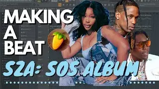[SZA SOS TUTORIAL] Making a Quick R&B BEAT for SZA in FL STUDIO