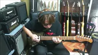 Blues Rock style guitar performance with Bacchus IMPERIAL24 (No Talking)