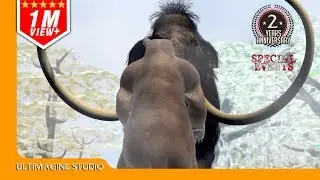 Arctodus simus VS Mammoth : Dinosaurs Battle Special 