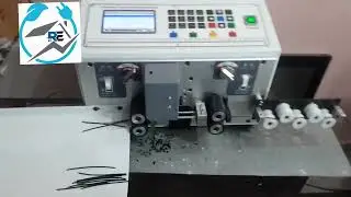 Automatic wire stripping and cutting machine