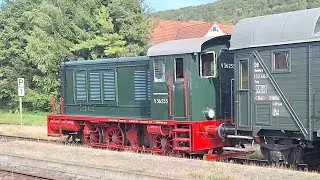 Driver's cab passenger ride V 36 235 of Steam Train Franconian Switzerland e.V. (DFS)