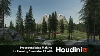 Farming Simulator S22 Map Development (with Houdini of course)