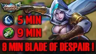 Natalia 9 Min BLADE OF DESPAIR! EASY KILL WITH TOTAL 10 KILL! MOBILE LEGENDS