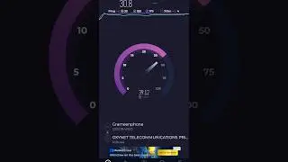 #Grameenphone 4G internet Speed Test Okla India Server