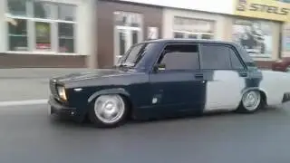 Ваз2107 575 в движении Russian Low classics