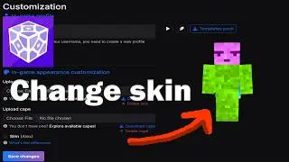 How to Change Minecraft Skin in SKlauncher