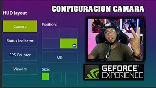 Como CONFIGURAR CAMARA para GRABAR con Nvidia Geforce Experience [2022]