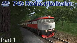 ČD 749 Marxgrün to Naila (Rodachtalbahn) TS 2015 [60fps]