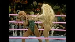 GLOW Wrestling Roxy Astor vs Godiva
