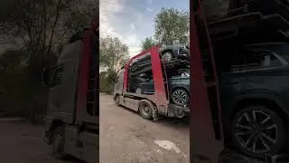 Отправляем очередной автовоз из Бишкека в Москву!