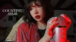 Counting To & From Different Numbers ASMR | Hand Movements, Mic Brushing, Finger Flutters, Whispered