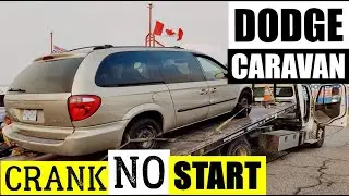 DODGE CARAVAN CRANK NO START | EASY COMPLETE FUEL PUMP CIRCUIT TROUBLESHOOTING | Basic Tools