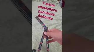 Сломалась расчёска бабочка