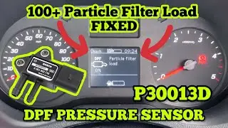 Mercedes P30013D Particle Filter Load 100+ DPF Pressure Sensor Location FIXED