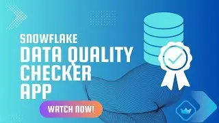 DQ Checker App - Snowflake Streamlit Native Apps