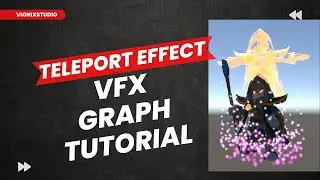 Using Shader graph with VFX graph(Teleportation Effect)