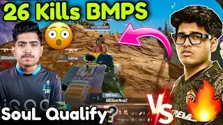 🇮🇳Godlike 26 Kills Andha Push BMPS😱 SouL Qualify Round 3❓ | Jonathan on Fire🔥🔥