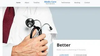 How to make a website for clinic in html and css| Hospital website |Source code