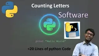 Python Count Occurrences of Letters, Words and Numbers in Strings | Py to exe | python software