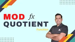 Quotient and Mod Formula in Excel | How to Perform Division Operation in Excel