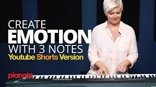 Beautiful, emotional piano with just 3 Notes 