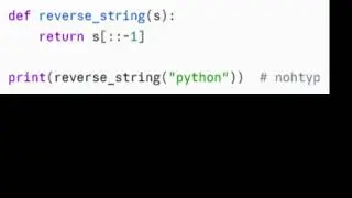 How to Reverse a String in Python | Easy Coding ChallengeYoutube Video