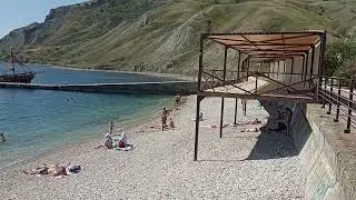 Пляж базы отдыха 