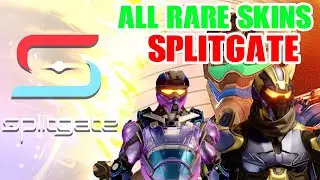 Splitgate: ALL RARE CHARACTER SKINS in SPLITGATE!