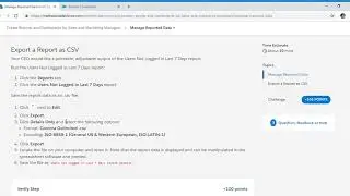 Manage Reported Data Unit   Salesforce Trailhead  (BAS)