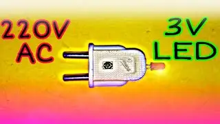 How to connect 3V LED to 220V AC | 3v LED directly with 220v Ac| 220v AC  to 3v converter.| KP1 TECH