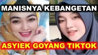 CEWEK CANTIK PUTIH MULUS BERHIJAB GOYANG TIKTOK MANISNYA KEBANGETAN
