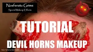 DEVIL HORNS MAKEUP INSTRUCTIONS - NOSFERATU GRIME LATEX APPLIANCE