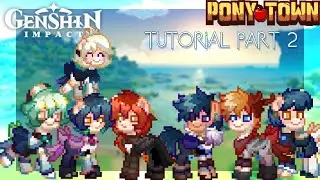 How to make Genshin Impact characters in Ponytown [Part2] [REQUESTS CLOSED]