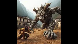 Black Myth: Wukong, Boss Fight with Earth Wolf, Sandgate Village