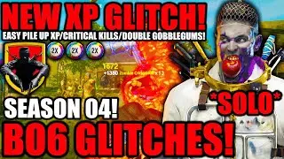 *NEW* SOLO XP GLITCH...SEASON 4! CRITICAL KILLS/WEAPON XP/GOBBLEGUMS (BO6 GLITCHES, BO6 GLITCH) DXP!