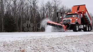 Snow Plow. Stock Footage