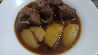 COMO FAZER CARNE AO MOLHO MADEIRA COM BATATA