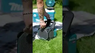 Get your playlist ready... | Makita Bluetooth Jobsite Speaker | MR014G #makita
