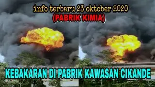 Terjadi Kebakaran Di PT.Tesika Cikande Serang Banten