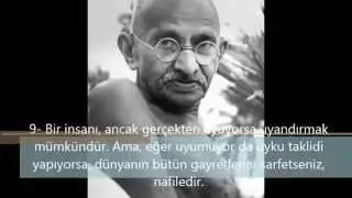 Mohandas K. Gandi 10 Özlü Söz