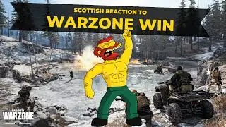 The Scottish Reaction to a Win on Warzone... #shorts