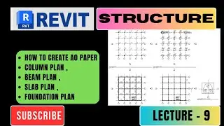 HOW TO CREATE A0 PAPER ,COLUMN PLAN , BEAM PLAN , SLAB PLAN , FOUNDATION PLAN(STRUCTURAL DETAILING)