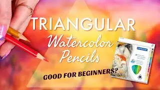 TRIANGULAR WATERCOLOR PENCILS? Staedler Watercolor Pencil Review - Best For Beginners?